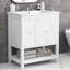 Meuble-lavabo simple 30 po avec plateau Cavas