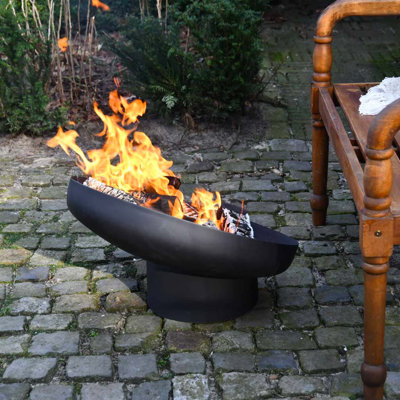 Esschert Design Fire Bowl Sloping Black Steel F