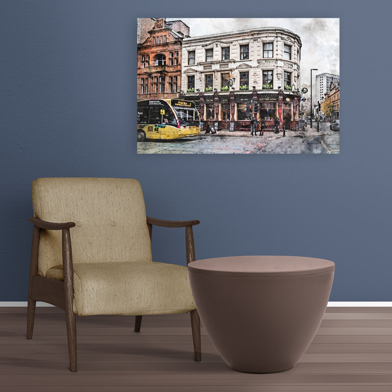 Art classique de la ville, 24" H x 36" W