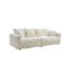 Canapé moelleux en velours côtelé 4 places, canapé-lit rembourré et confortable avec coussins moelleux, convertible pour le salon, la chambre à coucher et le bureau-1460664382