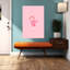 Impression d'art mural fantaisiste rose-133611314