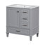 Meuble-lavabo 30 po en céramique avec tiroir, porte et armoire de rangement-427539059-427539063