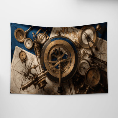 Nautical Nautical Equipment Wall Tapestry