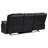Brynden Upholstered Motion Reclining Sofa Black-934345298