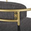 Ensemble de 2 tabourets de bar, tabourets de bar rembourrés à hauteur de comptoir avec dossier et pieds en fer pour îlot de cuisine, assise en tissu d'une capacité de poids de 260 lb-426606881-426606880