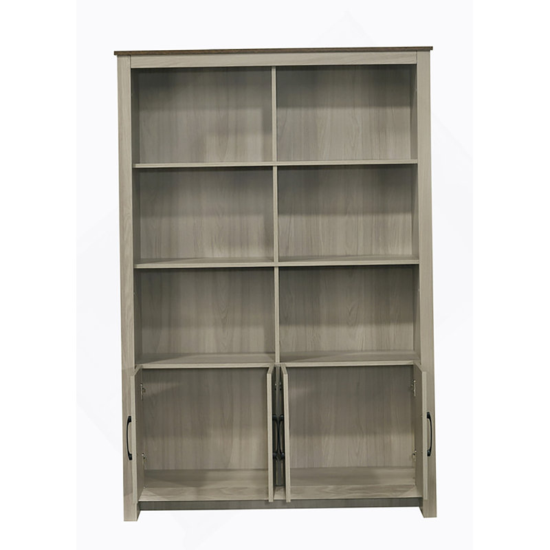 Bibliothèque avec portes d'armoire
