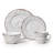 Pfaltzgraff Trellis 16-Piece Stoneware Dinnerware Set, Service for 4