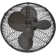 Anegam 13" Oscillating Wall Mounted Fan