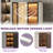 Crafton Modern 62.9'' Tall White China Cabinet Lighted Dining Shelf, Wooden 3-Tier Curio Display Storage Hutch With Tempered Glass Doors And Drawers And Wireless LED Light For Kitchen Living Room Bedroom Study-1232015329