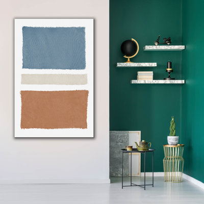 'Warm Painted Weaving 5' by Piper Rhue Canvas Wall Art