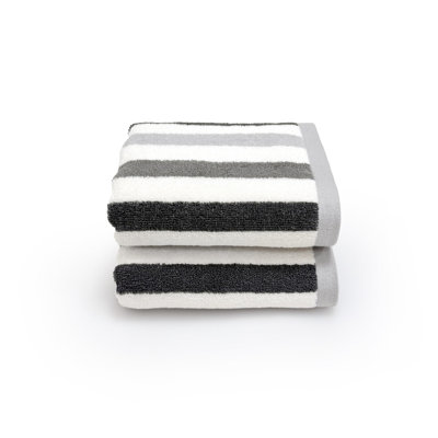 Sellam Striped Hand Towels - Pack of 2