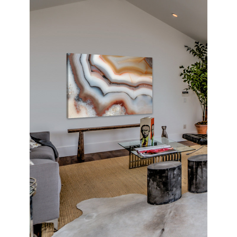 «Morganite», reproduction d'art sur toile tendue, H 40 po x l 60 po x P 1,5 po