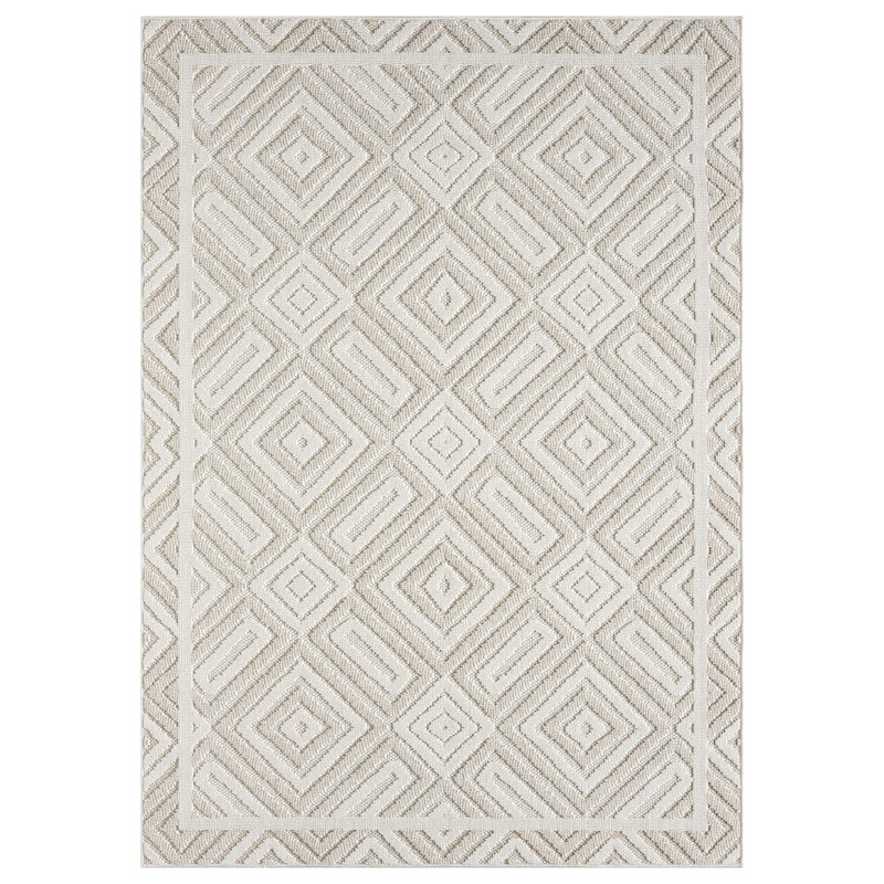 Tapis d'intérieur / extérieur Crosshatch, Tapis de couloir 2 pi x 7 pi 3 po