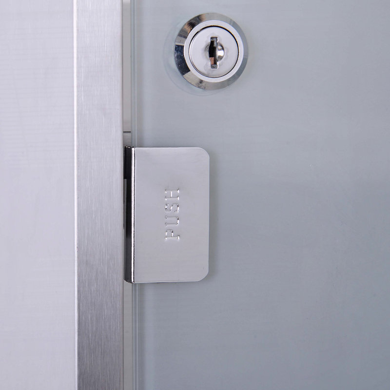 Armoire à pharmacie murale verrouillable avec cadre en acier inoxydable kleankin