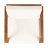 Stylish Wood Club Chair, Water- Seat Included Patio Chair In Cream, Constructed From-283685986