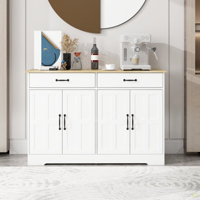 Buffet 47,95 "avec 2 tiroirs et 4 portes pour le coin-repas