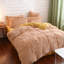Polyester Solid Colour Duvet Cover Set-124623962-124623964