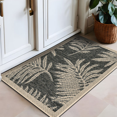 Dowd Floral Blue/Gray/Ivory Indoor/Outdoor Area Rug