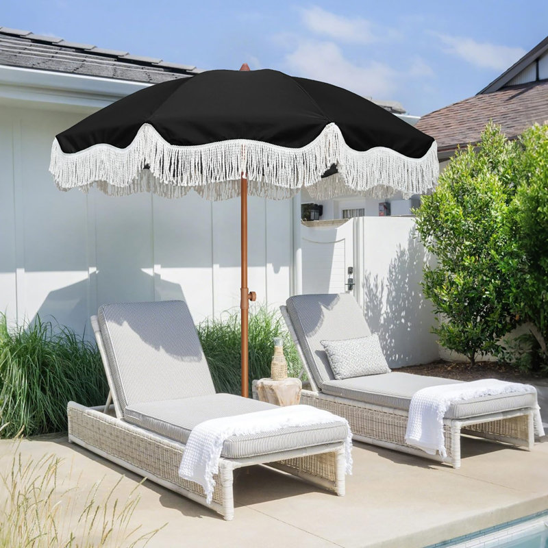 Parasol de terrasse 6,5 pi Boho