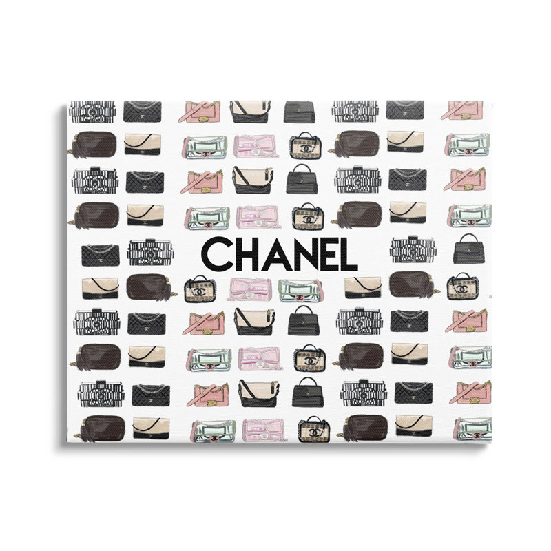 Art mural sur toile Glam Brand par Amelia Noyes, H 16 po x l 20 po x P 1,5 po