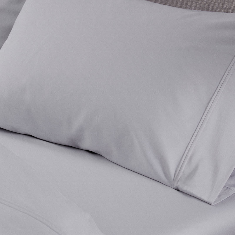 Bedgear Hyper-Wool Pillowcase Set - 2 Piece - Warmth without Overheating - Breathable, Queen Pillowcase, Light Gray