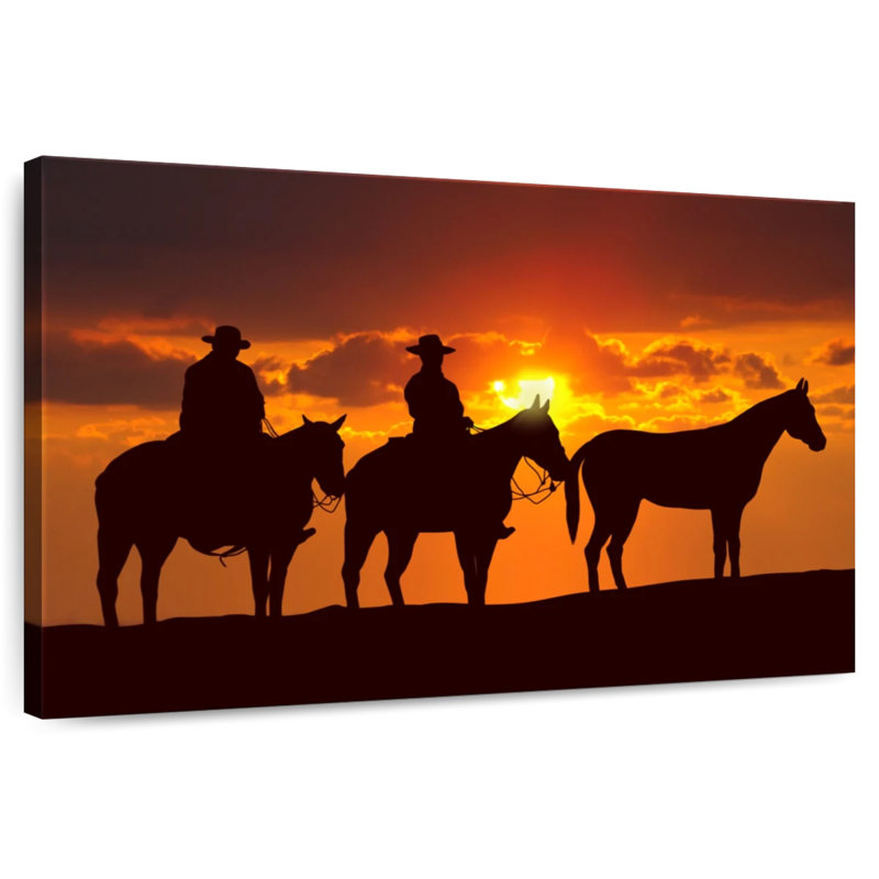 Lelar Country Cowboys, 24" H x 36" W