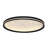 Luna - Integrated LED Flush Mount - Black-1216589682