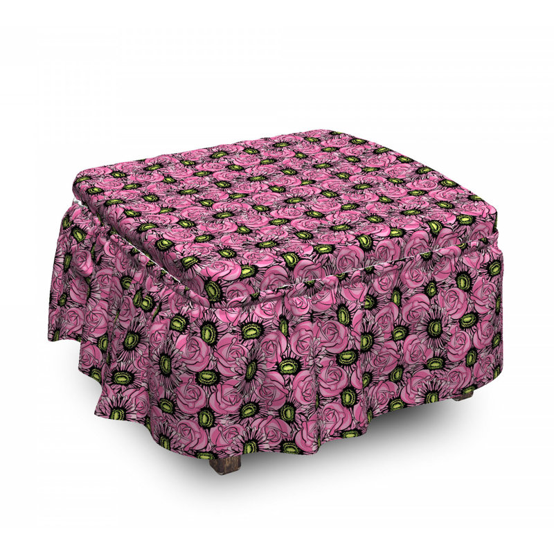 Housse pour roses et gerbera repose-pieds