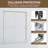 56-60 In. W X 72 In. H Double Sliding Shower Door, Semi-Frameless Bypass Bathroom Sliding Door With 1/4" (6Mm) Tempered Glass For Walk-In Shower, Chrome GF-24D03-60CX-122371645