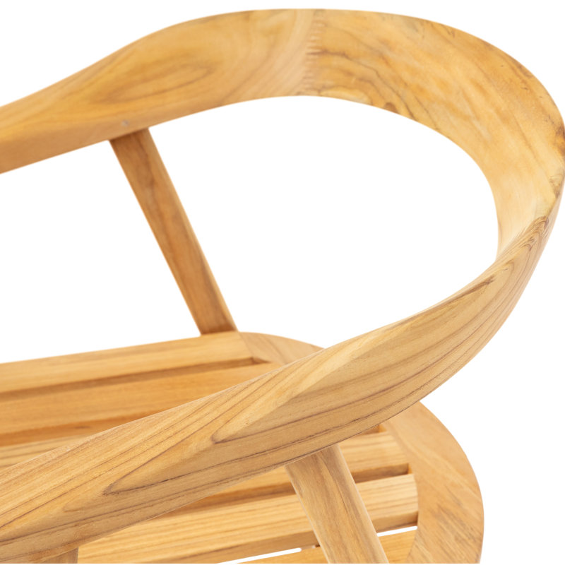 Fauteuil de patio en teck Mendy