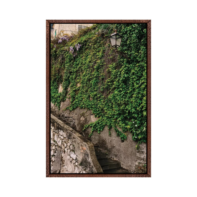 Positano V by Bethany Young - Print on Canvas, Classic Brown Wood Framed, 101.6cm H x 66.04cm W x 3.81cm D