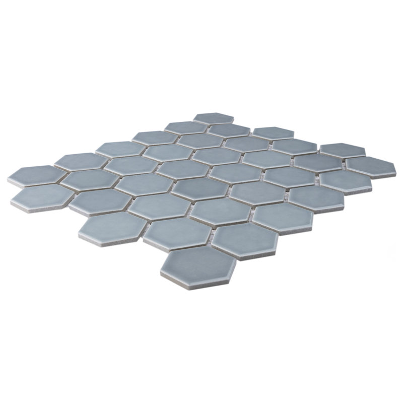 Carreau de mosaïque en porcelaine Merola, Ardoise