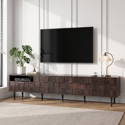 Mid-Century Modern 78.7" Width Entertainment Center, TV Stand For Tvs Up To 85"
