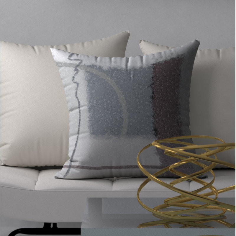  Housse et insert de coussin décoratif carré Quick Quenching, 18" x 18"
