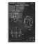 «Wrestling Headgear Blueprint Vernis», impression sans cadre-992777587