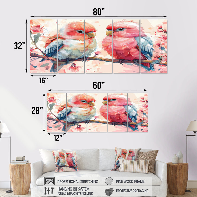 Ensemble d'art mural sur toile Saxatil, H 28 po x l 60 po