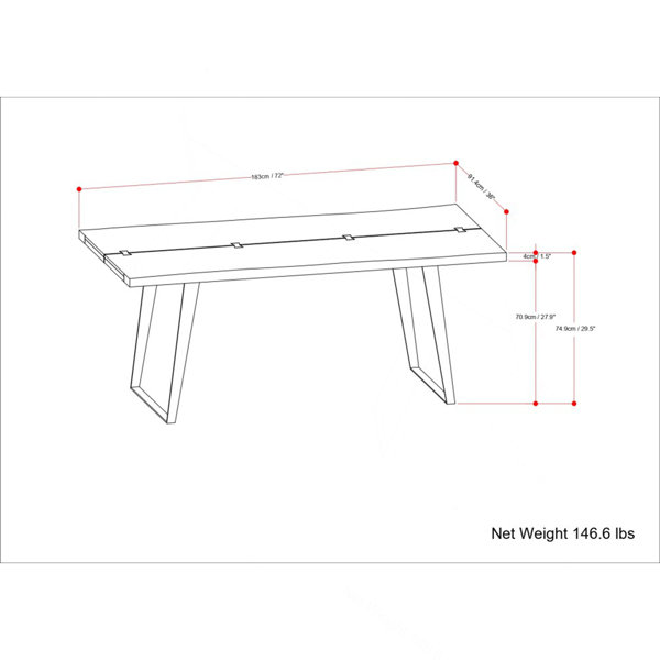Dimensions du produit