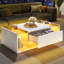 Pedestal Coffee Table with Storage-1337862775