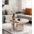 Natural Marble Coffee Table, Compact And Elegant For Living Rooms, Durable And Stylish-1659779996-1659779986