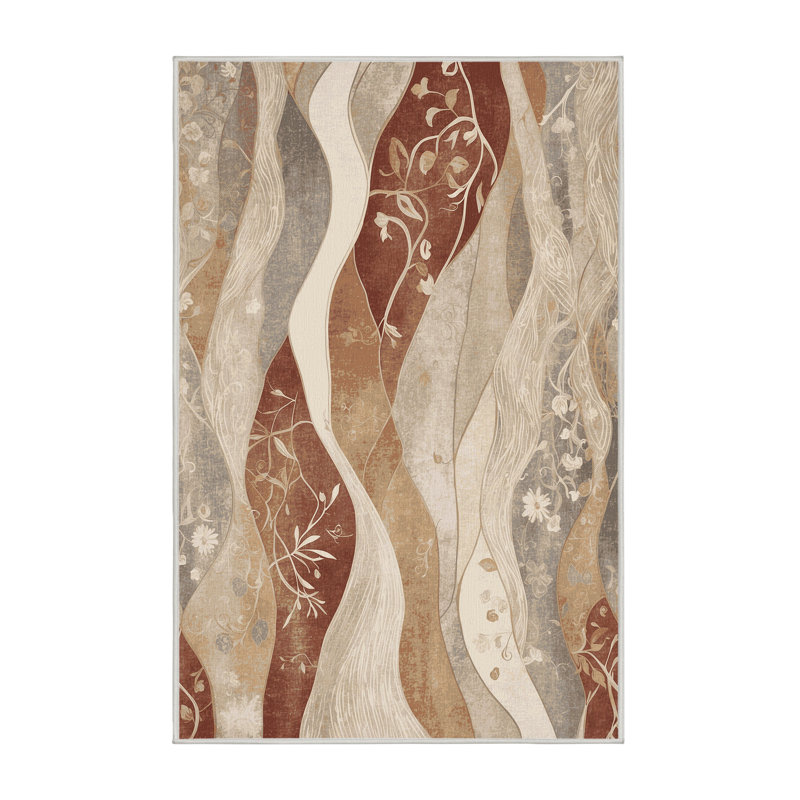 Sunlit Ripple Rug, Rectangle 6' x 9'