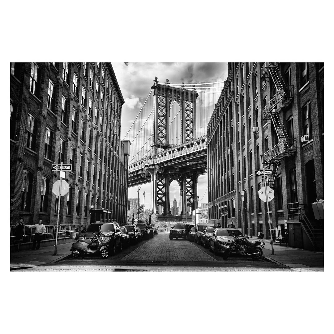 Matte Fototapete Manhattan Bridge in Amerika 2,9 m x 432 cm