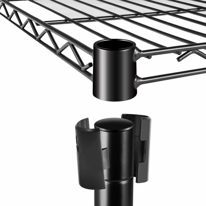 Westbrooke 5 Tier Shelf Heavy Duty Wire Shelving Adjustable Storage Shelves Rack Standing Units for Kitchen Closet Laundry Bathroom Organizers Metal Pantry Narrow Mesh Gaps