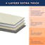 Happhom Ironing Board Cover and Pad for Standard 15x54 Ironing Boards, Extra Thick, Heat Resistant-97793367