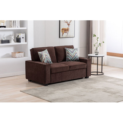Elyse Chenille Loveseat by Ebern Designs