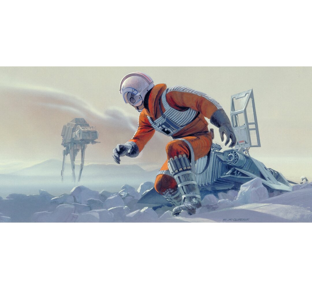 Tapete Star Wars Classic Rmq Hoth Battle Pilot 2,5 m x 500 cm