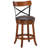 Laclair Swivel Upholstered Counter Stool with Solid Wood Frame-1610574126-1610574127