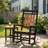 Hudson HDPE Outdoor Rocking Adirondack Chair