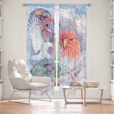 Paire de rideaux obscurcissant avec passe-tringle Delaughter Room