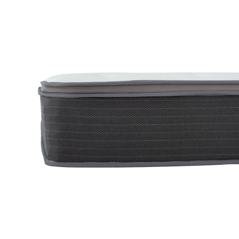 Matelas hybride 12 po dans une boîte, matelas à ressorts ensachés et mousse viscoélastique imprégnée de gel, soulagement de la pression, technologie de refroidissement