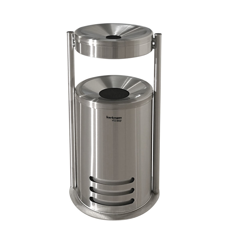 Steel Open Kitchen Trash Can - 15L
